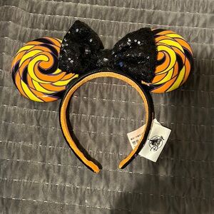 Disney Minnie Mouse Halloween Lolipop Ears 🎃🖤🧡🖤